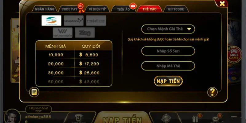 Nạp tiền Go88 thắc mắc cần giải đáp